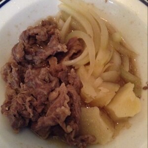 レンジで下拵え☆　ほっくほく「肉じゃが」